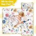 thumbnail image 4 of Pioneer Flower Floral Print Pattern Toddler Nap Mats for Kids Preschool,Sleeping Mat Bag or Kids,Toddler Sleeping Bag,Toddler Nap Mat or Daycare, 4 of 6