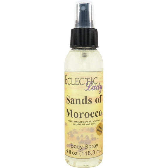 Sands Of Morocco Body Spray, Eclectic Lady, Hydrating Mist, Unisex (Double Strength), 4 oz