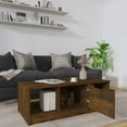 thumbnail image 5 of vidaXL Coffee Table Smoked Oak 102x50x36 cm Engineered Wood, 5 of 5