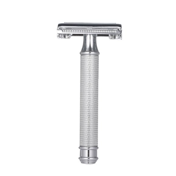 Yeacher Double Edge Safety Razor Butterfly Open Mens Shaving Razor Classic Manual Shaver for Men Face Cleaning