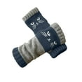 thumbnail image 6 of Cute Fingerless Gloves for Women Knit Cat Gloves Warm Winter Mittens Open Finger Glove for Typing In Cold Office, 6 of 7