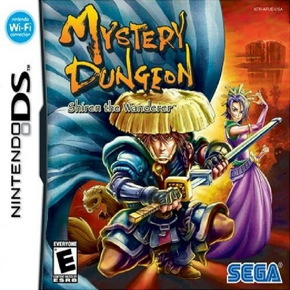 Restored Mystery Dungeon: Shiren the Wanderer (Nintendo DS, 2008) RPG Game (Refurbished)