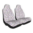 thumbnail image 2 of Naloa Purple Rabbit Car Seat Covers 2PCs Front Car Seat Covers Universal fit for Most Cars SUVs and Trucks - 1, 2 of 5