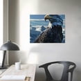thumbnail image 4 of Orinice Bald Eagle Mountain Symbolism Fine Art Aesthetic Poster & Print Wall Painting for Home Decor Canvas Print Living Room Bedroom Office Wall Decor 20x16in, 4 of 6