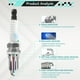 thumbnail image 5 of OEMASSIVE 4x para Toyota Jeep Dodge Infiniti Nissan Sentra Iridium Spark Plugs 90919-01233, 5 of 9