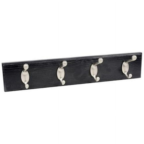 Hillman Fasteners 230021 18 in. High & Mighty Hook Board, Black & Satin