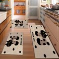 thumbnail image 2 of Floral Kitchen Rugs Sets of 3, Non Slip Kitchen Rugs and Mats Washable Farmhouse Kitchen Rugs Floral Kitchen Floor Mat Carpet Runner Rugs for Hallway Laundry Room, 2 of 12