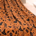 thumbnail image 3 of Halloween Icons Pattern Blanket,Comfortable Soft Lamb Wool Throw Blanket,All Season,Warm Lightweight Blankets for Sofa Bed Couch Living Room Chair,60"x80", 3 of 4