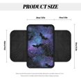 thumbnail image 5 of Chririnla Halloween Car Center Console Cover Galaxy Bat Spider Web, Non-Fading Anti-Scratch Armrest Cover Compatible with Most Cars and Trucks, 5 of 5