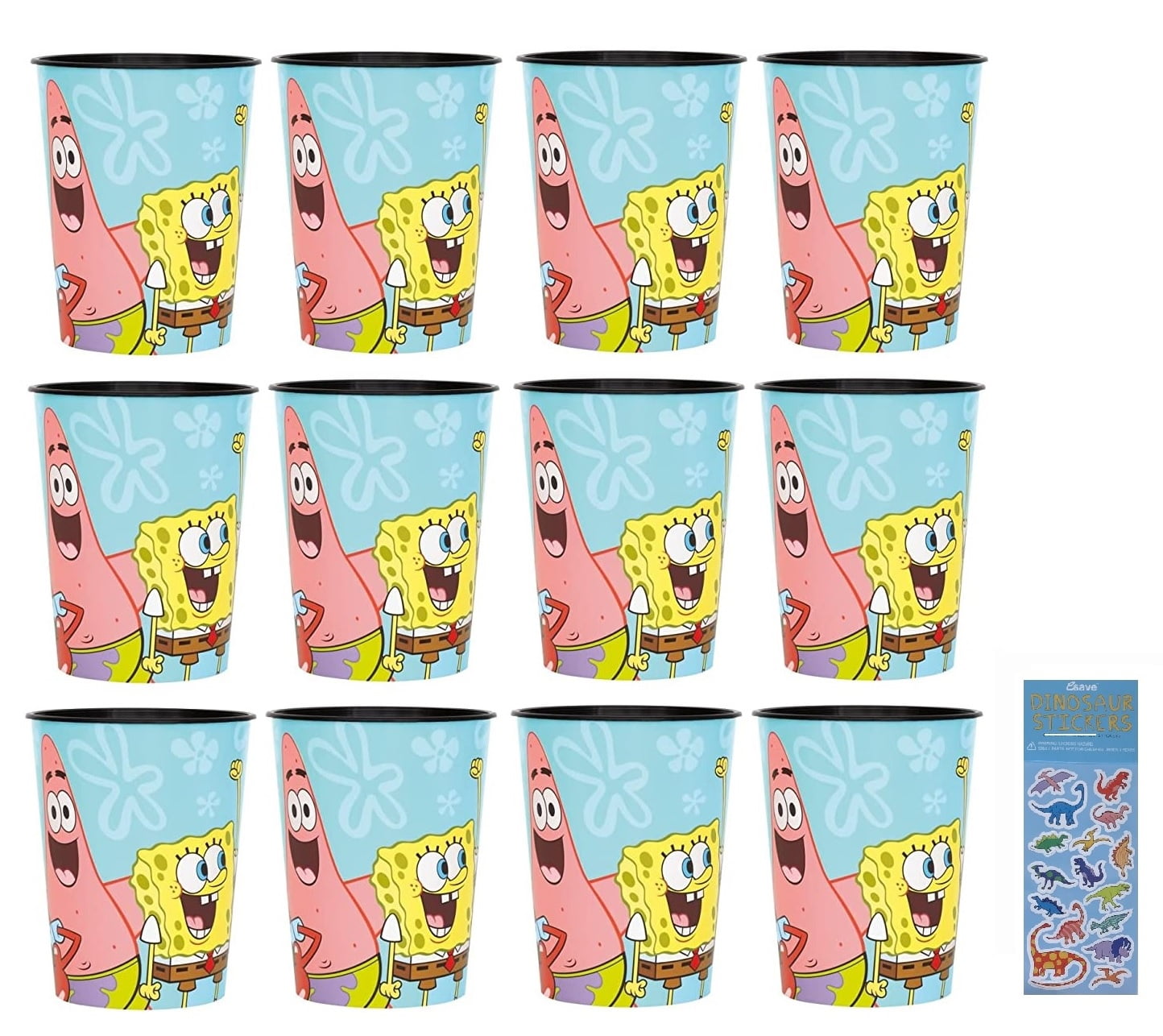 Spongebob Squarepants Birthday Party Supplies Favor Bundle Pack
