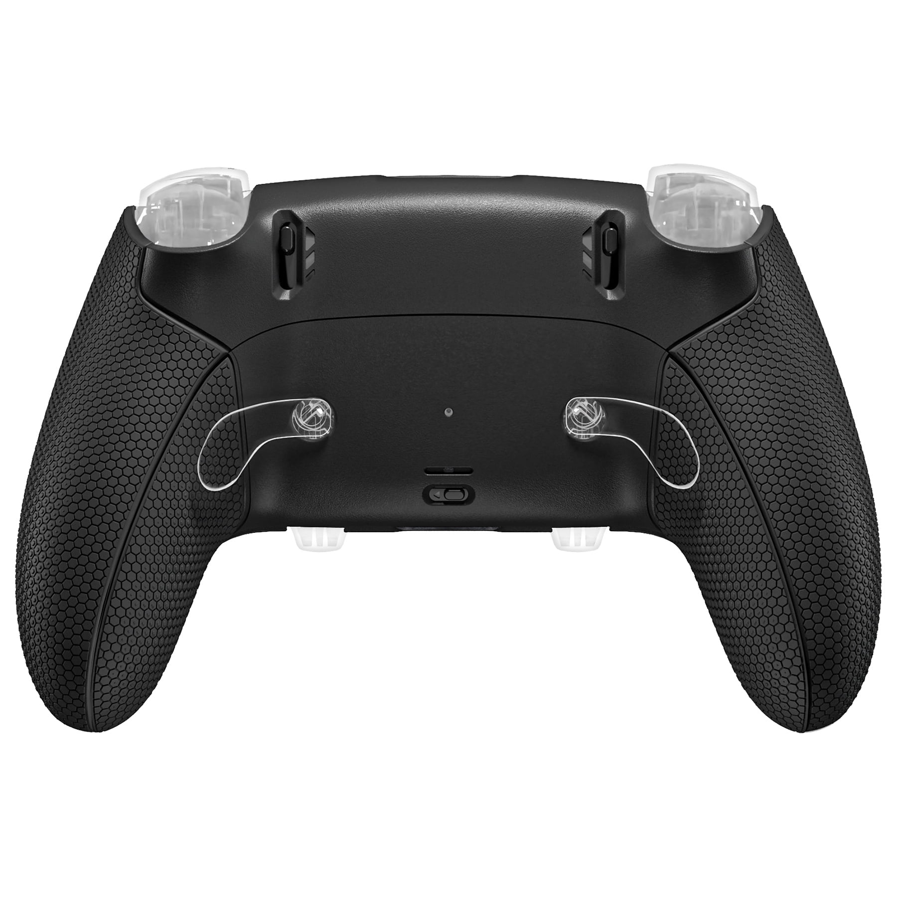 eXtremeRate Beyond-ARC Shell Kit for PS5 Edge Controller - Rubberized Grip Front & Back Cover(Black)