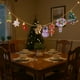 thumbnail image 4 of Guirnalda de luces LED navideñas | Decoración navideña multicolor con Papá Noel y muñeco de nieve de hierro | Luces festivas de 1,5 m | Iluminación de bajo consumo para exteriores e interiores, 4 of 7