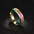 thumbnail image 5 of Jewelry VerPetridure Women Colour Stainless Steel Geometry Ring Jewelry Ring Size 5-12, 5 of 6