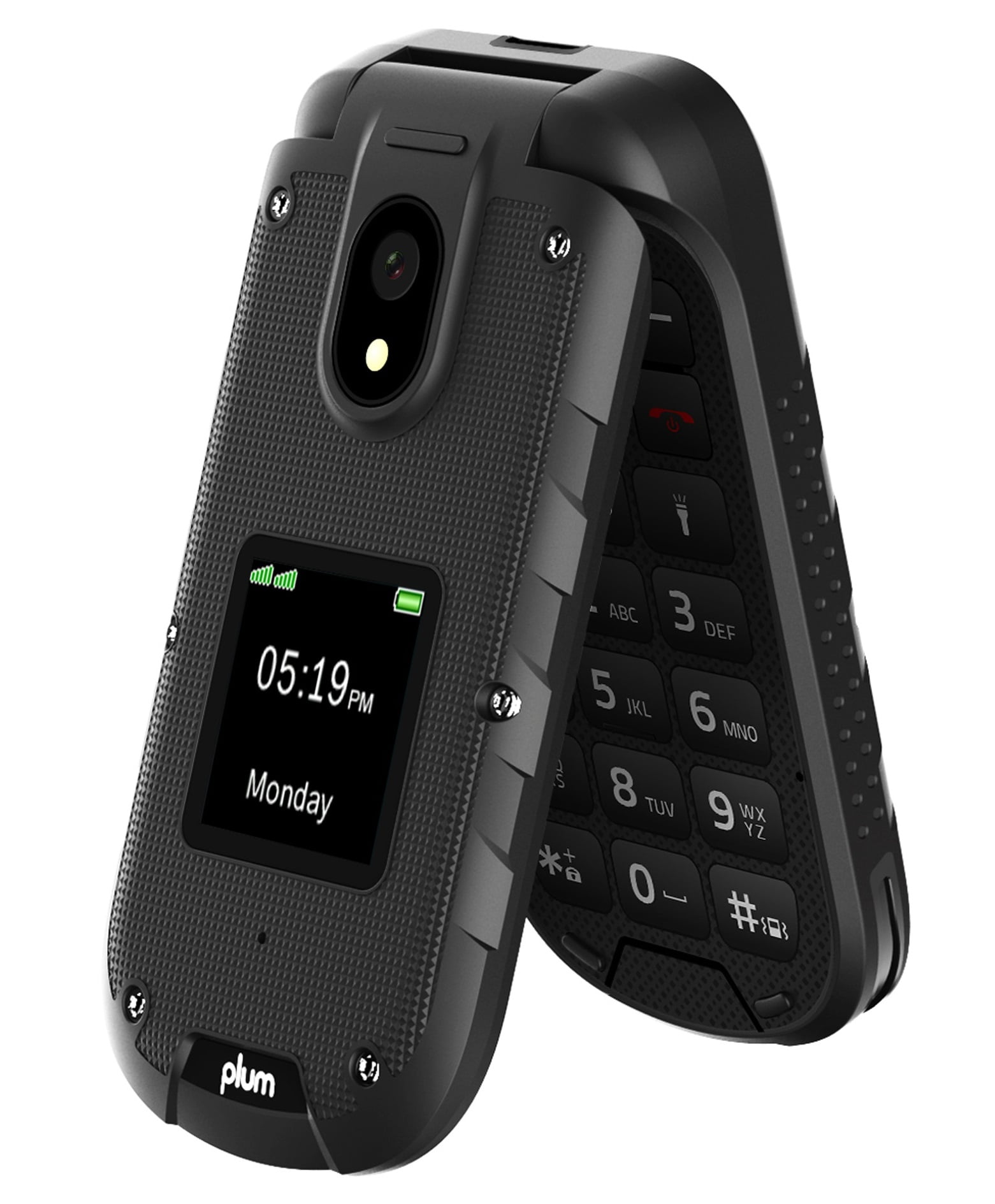 Plum RAM PLUS 4G VoLTE Unlocked Flip Phone 2022 Model 11 a Month