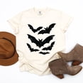 thumbnail image 6 of Halloween Bats Distressed - Womens Garment Dyed Tee, 6 of 11