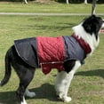 thumbnail image 6 of Reversible Dog Winter Coat, Thick Warm Dog Coat with Snowflake Lining&Zipper, Adjustable High Collar Waterproof Jacket, Reflective Pet Cold Weather Coats for Small Dogs, 6 of 8