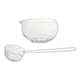 thumbnail image 1 of Matsuzay Glass Matcha Bowl Spoon with Pouring Japanese Style Gift for Office Utensilios de cocina, 1 of 1