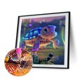 thumbnail image 2 of Cuadros Decorativos 5D bricolaje taladro redondo completo diamante pintura tortuga Kit decoración del hogar (LP120) Wdftyju  de costura negro 4 estilos, 2 of 9