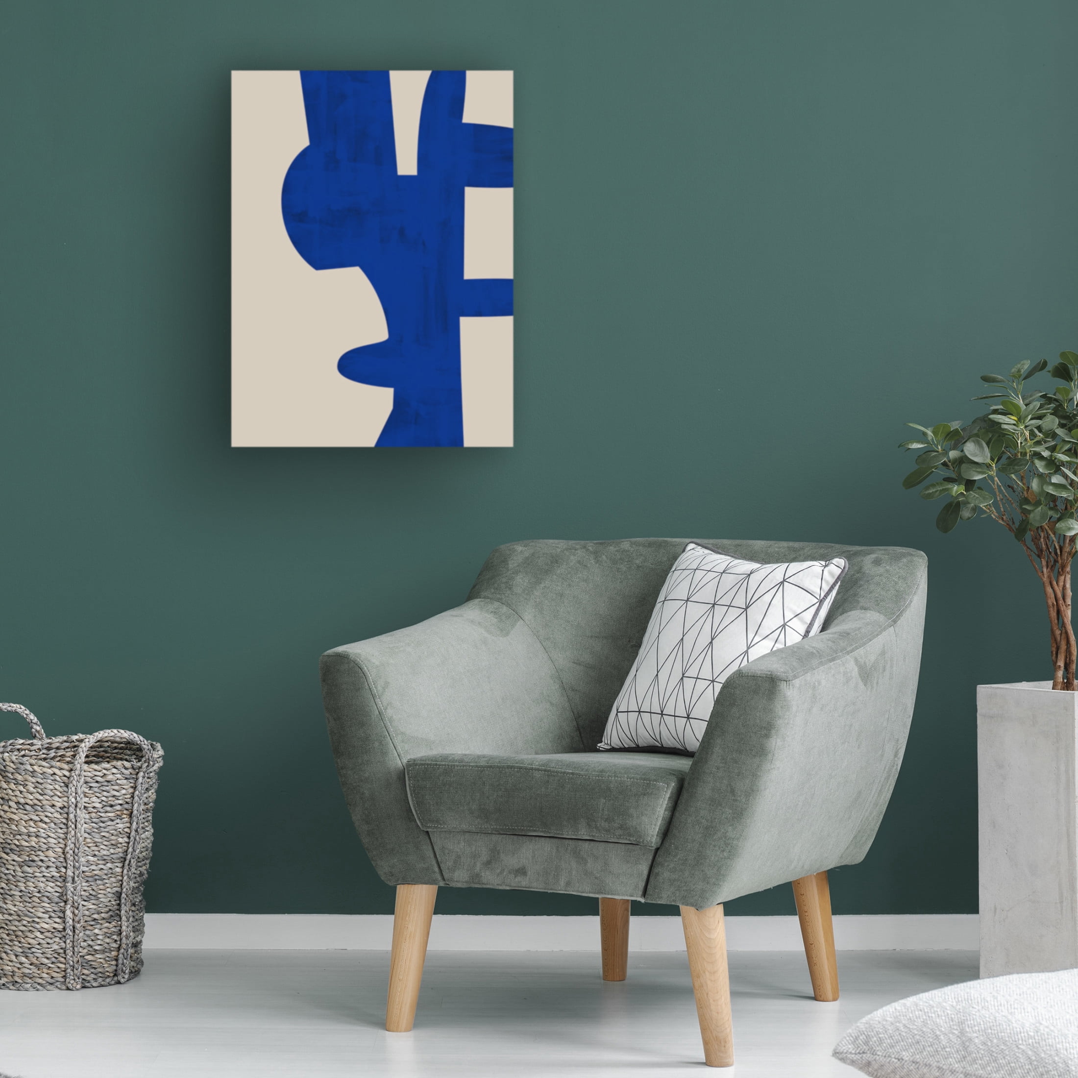 Trademark Fine Art Elena Ristova  Indigo63 Canvas Wall Art