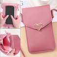 thumbnail image 1 of Small Celhone Purse Card Holder Snap PU Le Lightweight Handbags Retro for Smartphone Phone gray, 1 of 9