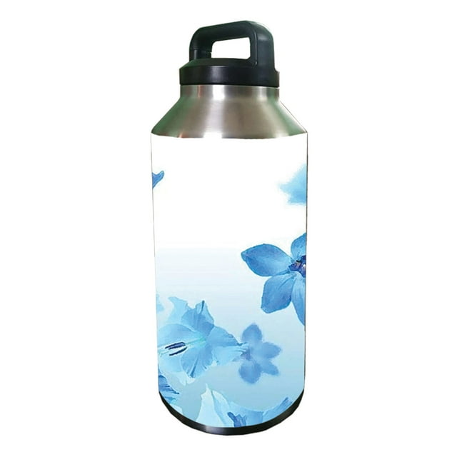 Floral Skin For YETI Bottle 64 oz Protective, Durable, and Unique