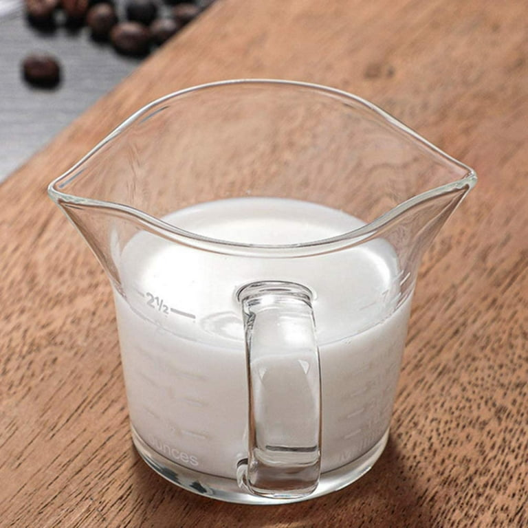 Shot Glass Measuring Cup Espresso Ounce Cup Coffee Milk Cocktail Glass With  Scale Kitchen Measurement Liquid Thicken Supplies