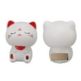 thumbnail image 2 of Cat Decoration, Bright Colors Light Induction Lucky Nodding Cat  For Office With Large Eyes,with Smile Face, 2 of 8