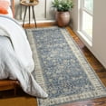 thumbnail image 6 of COZONY Washable Runner Rug, Blue 2x6ft, Floral Soft Low Pile Non-Slip Carpet for Hallway, Kitchen, or Laundry Room, 6 of 6