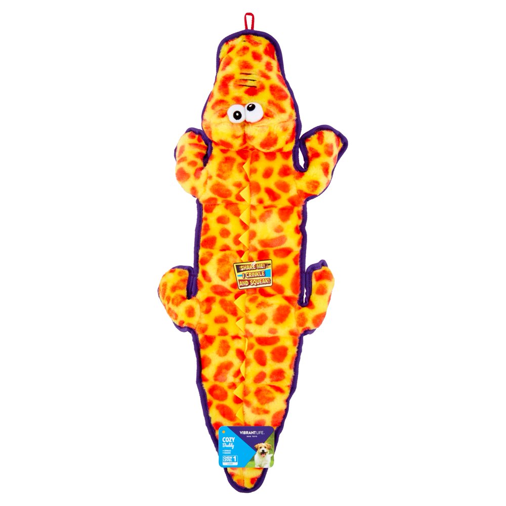 Vibrant Life Cozy Buddy Dog Toy, Characters May Vary, Chew Level 1