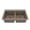 Concrete, variant on Karran 33" Top Mount Double Equal Bowl Quartz Kitchen Sink in Concrete