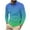 Blue, variant on Mens Casual Tie Dye Quarter Zip Polo Sweater Business Office Work Slim Big and Tall Regular Fit Casual Long Sleeve Stretch Lightweight Shirt Tops Orange M