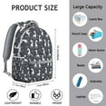 thumbnail image 5 of Giraffe Backpack for School & Gym - Large Bookbag with Laptop Compartment, Waterproof Work Bag, Trendy Animal Print, Lightweight for Students, 5 of 5