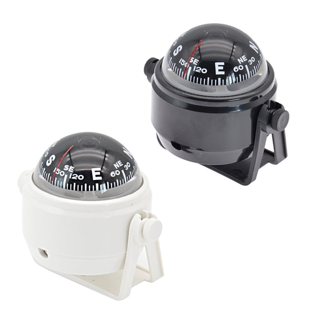 Boussole De Bateau – ABS, Aimant, Base Réglable, échelles Claires, Pour Bateau, Voiture Ou Activités Outdoor