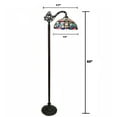 thumbnail image 3 of CHLOE Vivian Tiffany-Style Victorian Stained Glass Reading Floor Lamp 60" Height, 3 of 3