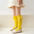 thumbnail image 3 of CAIXIA Bow Girls Knee High Socks Cotton School Uniform Dress Long Socks for Girls, 3 of 6