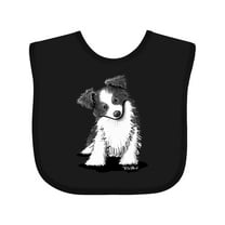 Inktastic Australian Shepherd Boys or Girls Baby Bib