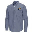 thumbnail image 2 of Men's Antigua Navy Indiana Pacers Ellis Woven Tri-Blend Button-Down Shirt, 2 of 3