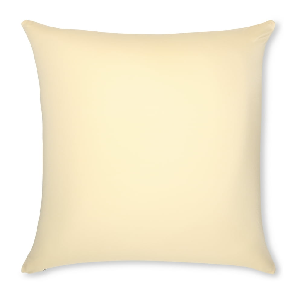 PILLOWY 16" x 16" Throw Pillow Off white Creme 1 PCS Luxurious
