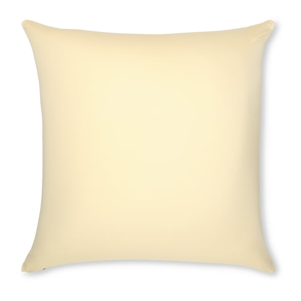 PILLOWY 16" x 16" Throw Pillow Off white Creme 1 PCS Luxurious