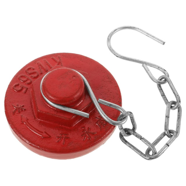 HEALEEP Bouchon de Borne d'Incendie Accessoire de Borne d'Incendie en Fer 1 Pcs pour Empêcher l'Accès Non Autorisé