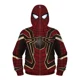 thumbnail image 1 of Sudadera con capucha de superhéroe Spiderman de Los Vengadores para niños, Miles Morales, sudadera con cremallera 3D, chaqueta de Iron Man, disfraz de cosplay de anime para niños y niñas, 1 of 1