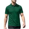 Regular Fit Button Placket Lapel Shirt, Quick Dry Airy Material Multi Scene Mens Outdoor Casual Top