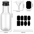 thumbnail image 2 of 200PCS Mini Clear Refillable Wine Bottles Small Hot Sauce Bottles for Party,Wedding Favors with Labels,Funnels,Chalk Marker (200 Bottles), 2 of 6