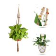 thumbnail image 3 of VONKY 2 Pcs Rope Plant Hangers with Beads Wall Hanging Planters Without Pot for Hanging Baskets, 3 of 6