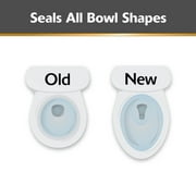 Korky Toilet Plunger - Fits All Bowl Shapes - Clears Common Clogs - Flexible Rubber for Effective Plunge - 92-4