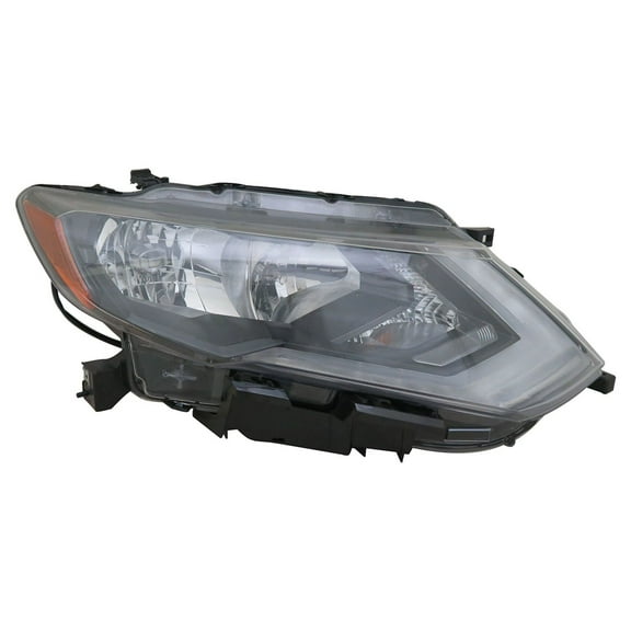 TYC 20-9913-00-9 Headlight Assembly Right Passenger RH Halogen CAPA New Warranty Fits select: 2017-2019 NISSAN ROGUE, 2020 NISSAN ROGUE S/SL/SV