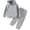 a9-Grey, variant on Two Piece Boys And Girls Hooded Sweatshirt And Sweatpants Set In Multiple Colors