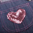 thumbnail image 4 of de Mezclilla de Mezclilla con Tirantes para Perros Ropa con de Lentejuelas XSX-Large S, 4 of 9
