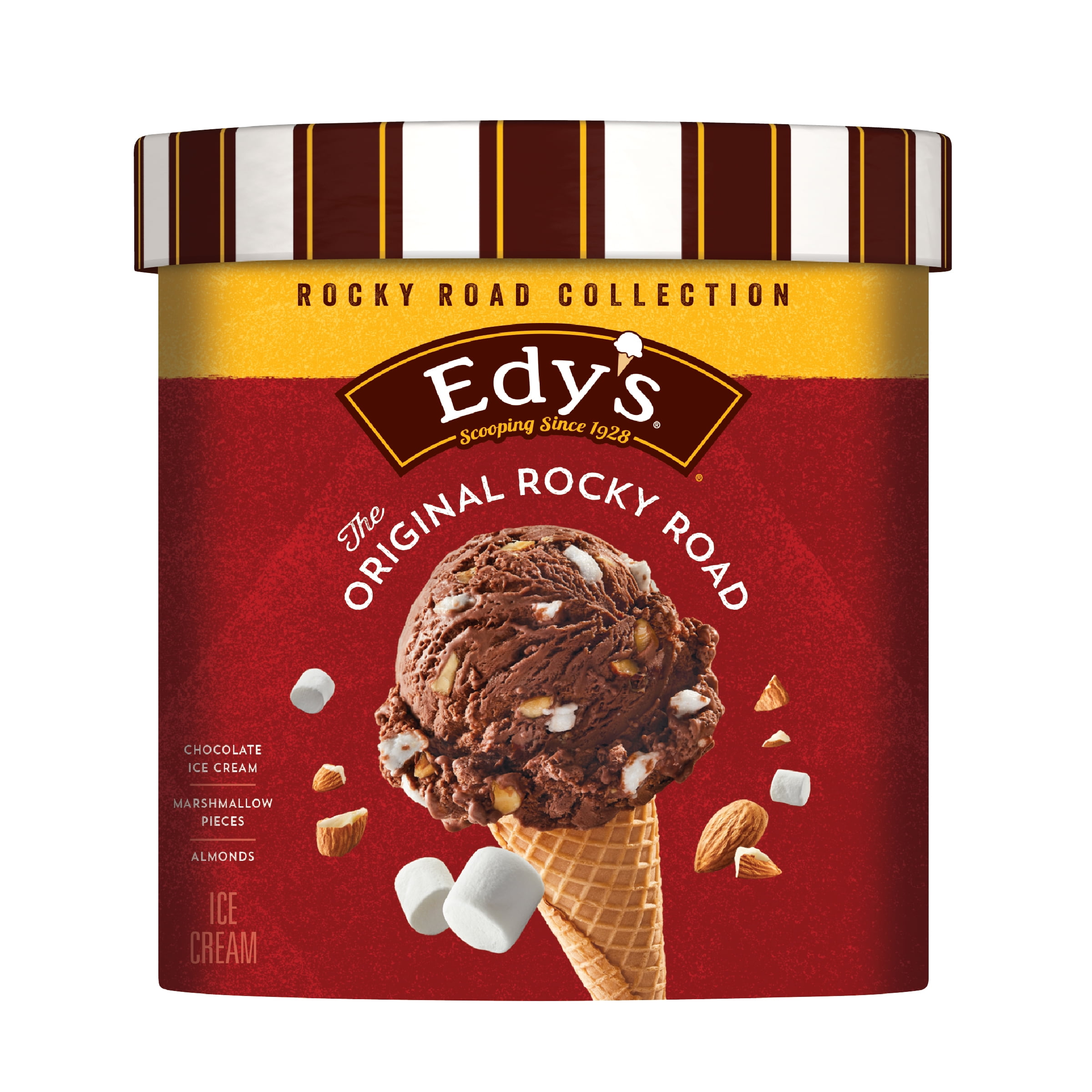 Edy's/Dreyer's Cookie Cobblestone Ice Cream, 1.5 Quart - Walmart.com