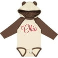 thumbnail image 3 of Inktastic Ohio Boys or Girls Long Sleeve Baby Bodysuit, 3 of 5